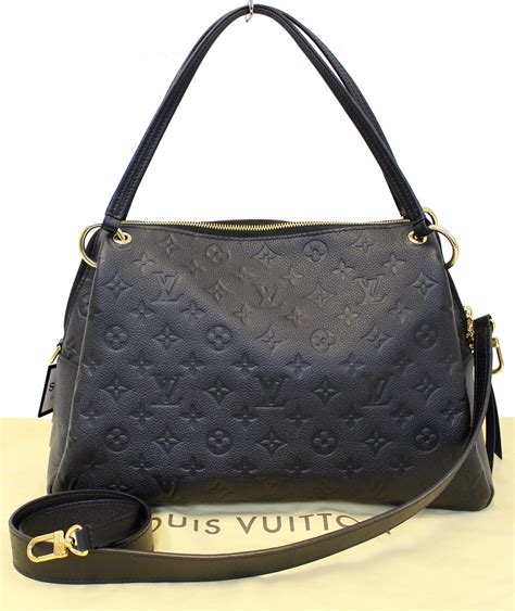 louis vuitton bags black leather